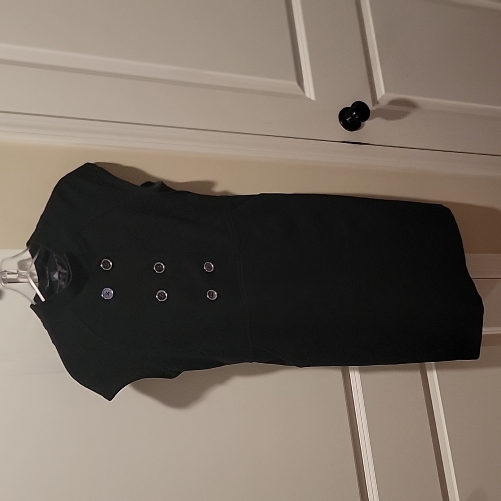 Banana Republic, fully lined, black ponte dress - Picture 1 of 5